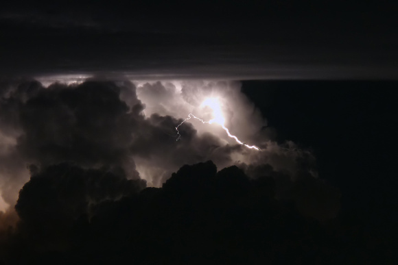 Stormhead lightning